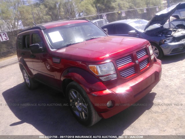 1D8GT58687W654331 - 2007 DODGE NITRO R/T RED photo 1