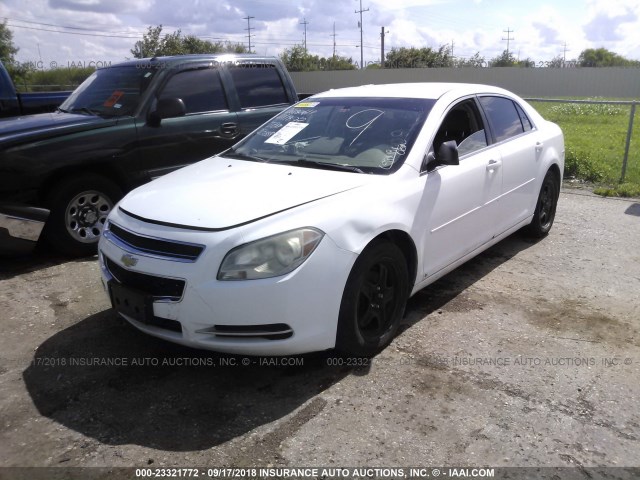 1G1ZG57B39F103889 - 2009 CHEVROLET MALIBU LS თეთრი ფოტო 2