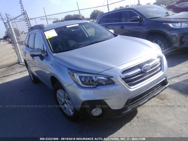 4S4BSAFC2J3349649 - 2018 SUBARU OUTBACK 2.5I PREMIUM BLUE photo 1