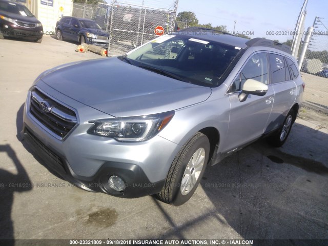 4S4BSAFC2J3349649 - 2018 SUBARU OUTBACK 2.5I PREMIUM 蓝色 照片 2