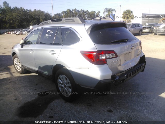 4S4BSAFC2J3349649 - 2018 SUBARU OUTBACK 2.5I PREMIUM BLUE photo 3