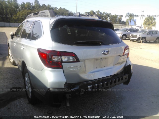 4S4BSAFC2J3349649 - 2018 SUBARU OUTBACK 2.5I PREMIUM 蓝色 照片 6