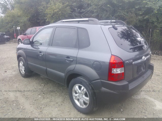 KM8JN12D97U576342 - 2007 HYUNDAI TUCSON SE/LIMITED GRAY photo 3