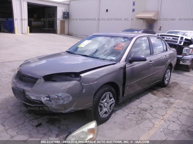 1G1ZS58F27F235278 - 2007 CHEVROLET MALIBU LS TAN photo 2