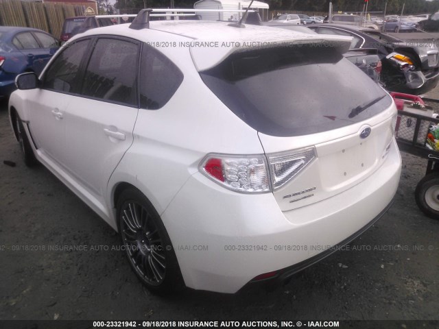 JF1GR8H67EL249919 - 2014 SUBARU IMPREZA WRX STI WHITE photo 3