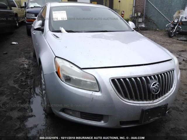 2G4GS5EV6D9222561 - 2013 BUICK REGAL PREMIUM SILVER photo 6