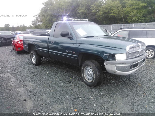 1B7HF16Y9XS183059 - 1999 DODGE RAM 1500 TEAL photo 1