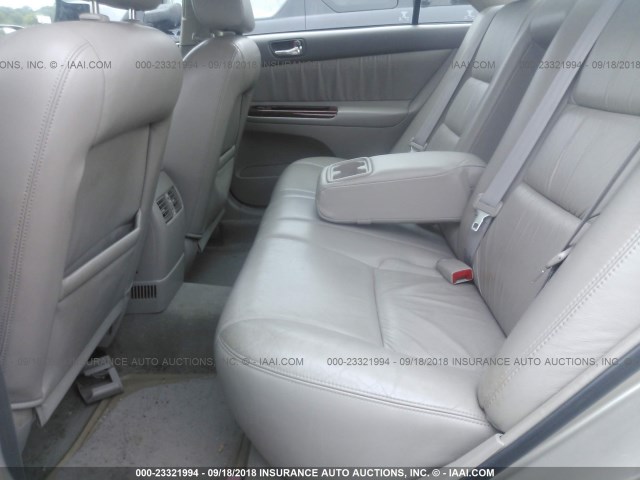 4T1BE30K13U760900 - 2003 TOYOTA CAMRY LE/XLE/SE GOLD photo 8