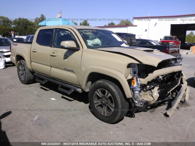 5TFCZ5AN3HX094825 - 2017 TOYOTA TACOMA DBL CAB/SR/TRDSPT/OR/PRO Қоңыр фото 1