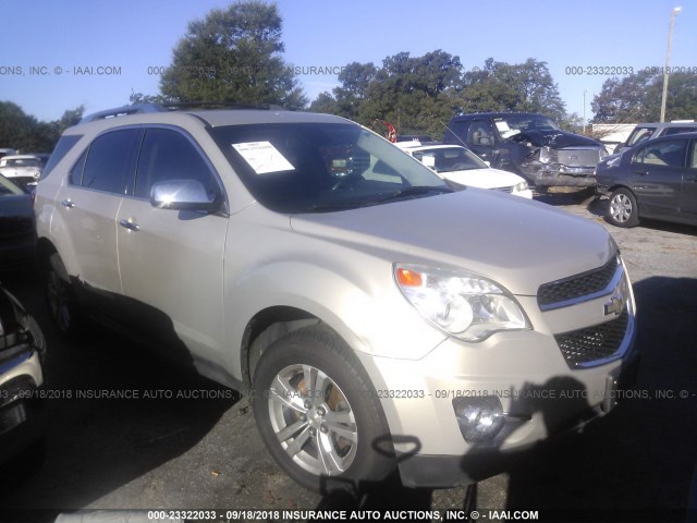 2GNFLFE54C6380083 - 2012 CHEVROLET EQUINOX LTZ GOLD photo 1