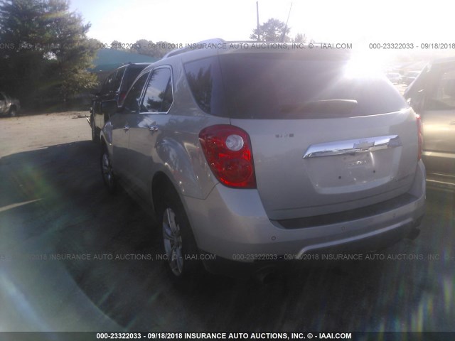 2GNFLFE54C6380083 - 2012 CHEVROLET EQUINOX LTZ GOLD photo 3