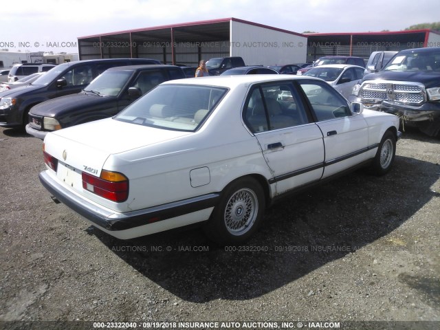 WBAGD4329RDE66068 - 1994 BMW 740 I AUTOMATIC WHITE photo 4