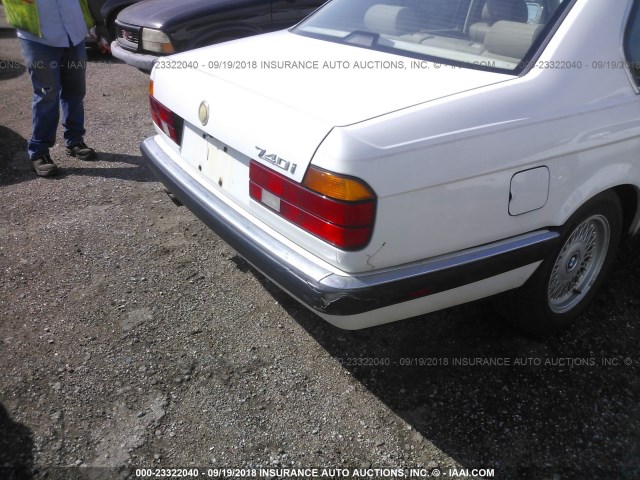 WBAGD4329RDE66068 - 1994 BMW 740 I AUTOMATIC WHITE photo 6