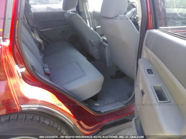 1J4GR48K85C509450 - 2005 JEEP GRAND CHEROKEE LAREDO/COLUMBIA/FREEDOM 红色 照片 8