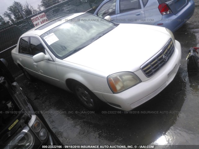 1G6KE57Y62U183373 - 2002 CADILLAC DEVILLE DHS WHITE photo 1