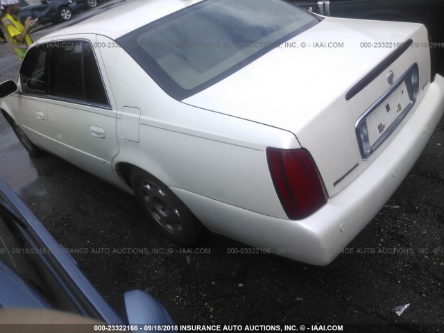 1G6KE57Y62U183373 - 2002 CADILLAC DEVILLE DHS WHITE photo 3