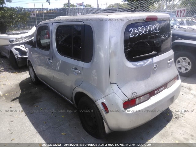 JN8AZ2KR3AT169791 - 2010 NISSAN CUBE S/SL/KROM SILVER photo 3