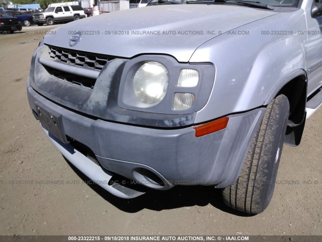 5N1ED28Y12C596183 - 2002 NISSAN XTERRA XE/SE SILVER photo 6