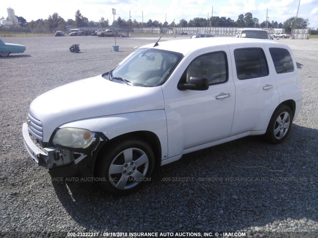 3GNDA13D07S623258 - 2007 CHEVROLET HHR LS WHITE photo 2