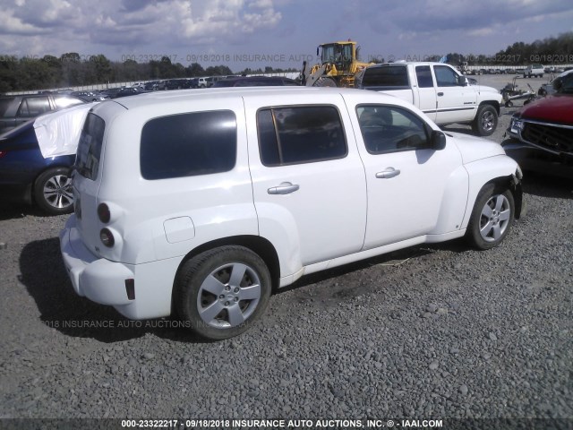 3GNDA13D07S623258 - 2007 CHEVROLET HHR LS WHITE photo 4