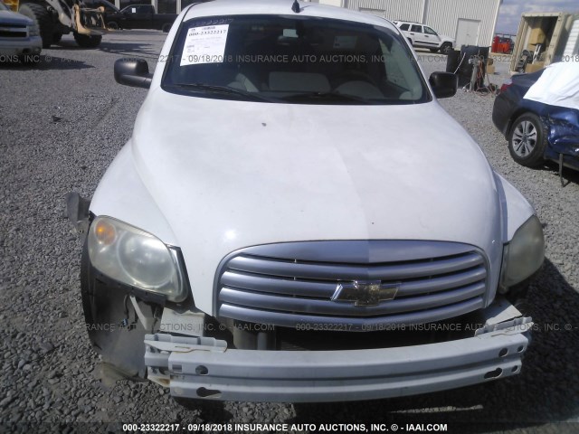3GNDA13D07S623258 - 2007 CHEVROLET HHR LS WHITE photo 6