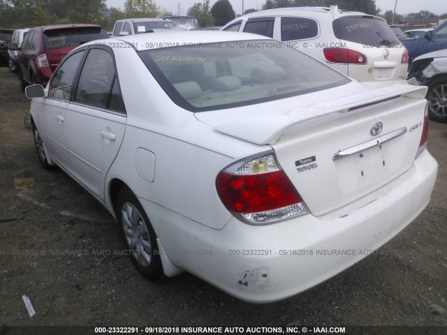 4T1BE32K05U401506 - 2005 TOYOTA CAMRY LE/XLE/SE Ақ фото 3