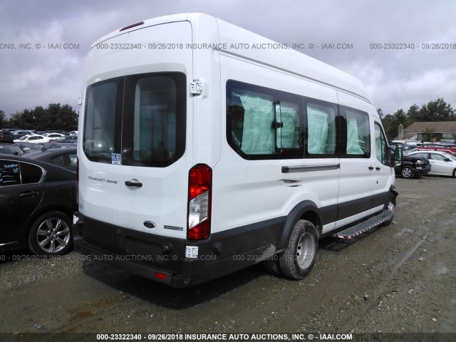 1FBVU4XM7HKA68861 - 2017 FORD TRANSIT T-350 HD WHITE photo 4