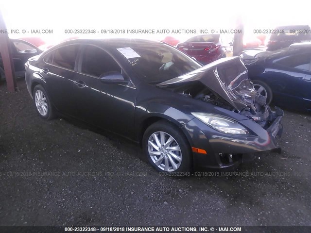 1YVHZ8DH0C5M37067 - 2012 MAZDA 6 I GRAY photo 1