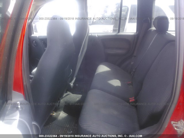1J4GL48K93W554474 - 2003 JEEP LIBERTY SPORT/FREEDOM წითელი ფოტო 8