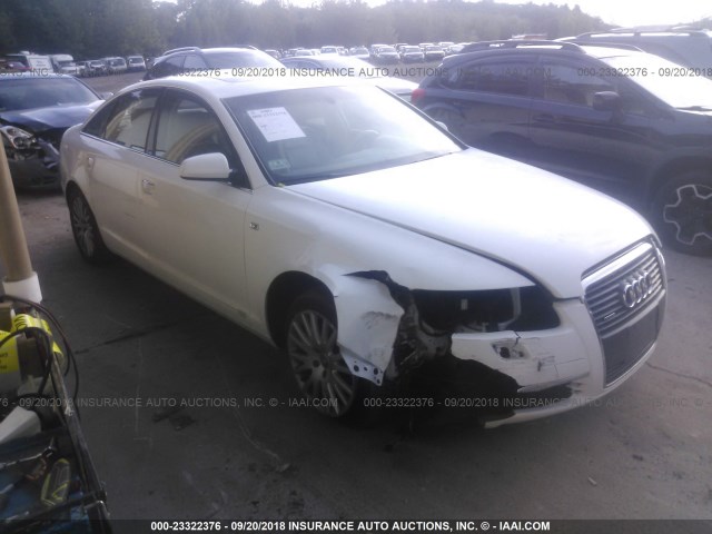 WAUDH74F77N071983 - 2007 AUDI A6 3.2 QUATTRO WHITE photo 1