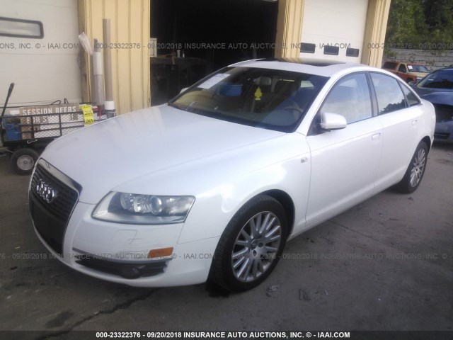 WAUDH74F77N071983 - 2007 AUDI A6 3.2 QUATTRO WHITE photo 2