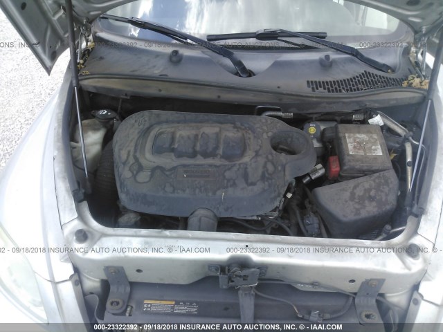 3GNBAAFW4BS611885 - 2011 CHEVROLET HHR LS SILVER photo 10