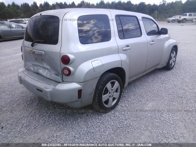 3GNBAAFW4BS611885 - 2011 CHEVROLET HHR LS SILVER photo 4