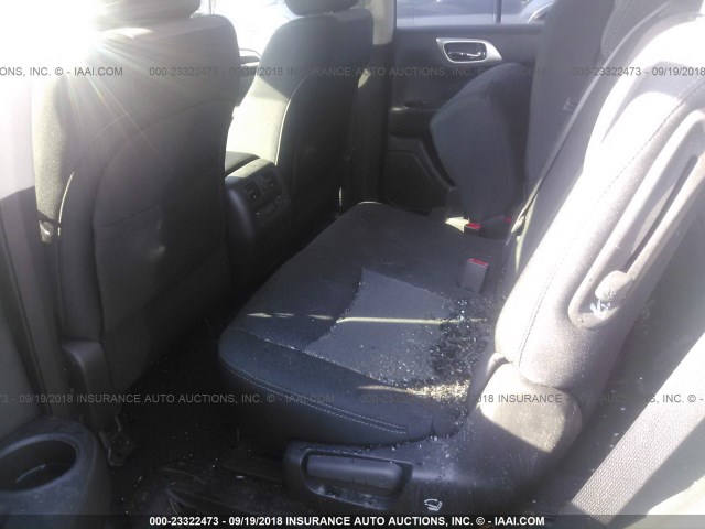 5N1DR2MN1HC912246 - 2017 NISSAN PATHFINDER S/SV/SL/PLATINUM GRAY photo 8