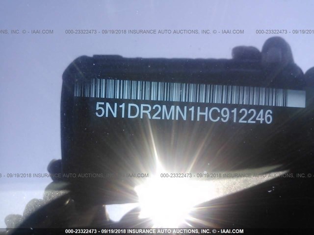 5N1DR2MN1HC912246 - 2017 NISSAN PATHFINDER S/SV/SL/PLATINUM GRAY photo 9