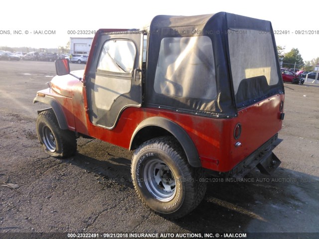 J7F83EA123502 - 1977 JEEP CJ-5 RED photo 3