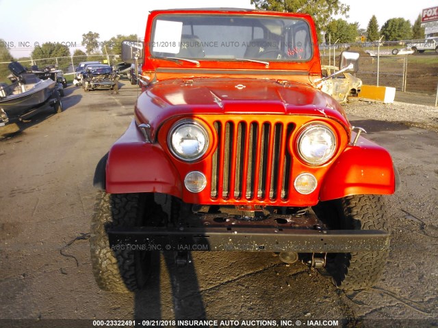 J7F83EA123502 - 1977 JEEP CJ-5 RED photo 6