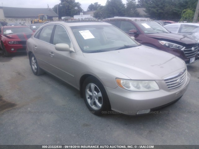 KMHFC46F06A136650 - 2006 HYUNDAI AZERA SE/LIMITED GOLD photo 1