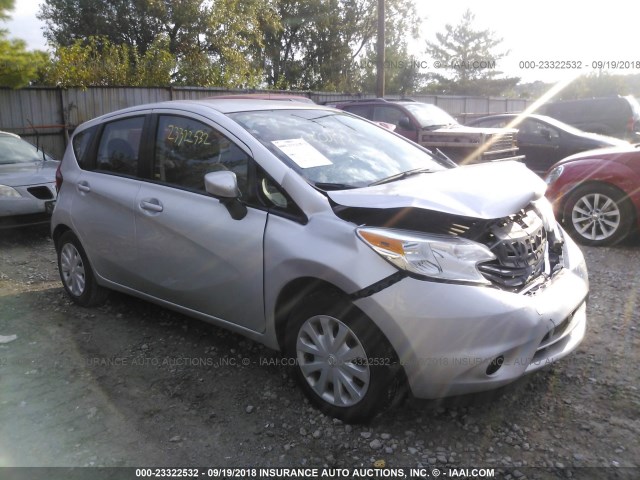 3N1CE2CP2GL361765 - 2016 NISSAN VERSA NOTE S/S PLUS/SV/SL/SR SILVER photo 1