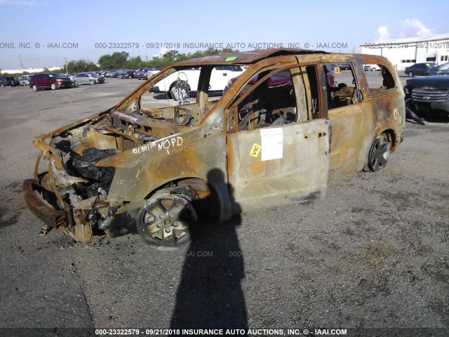 2C4RDGBGXDR549442 - 2013 DODGE GRAND CARAVAN SE YELLOW photo 2