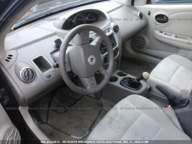 1G8AZ52FX5Z146489 - 2005 SATURN ION LEVEL 2 黑色 照片 5
