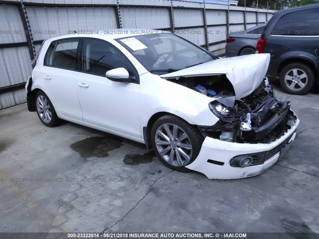 WVWNM7AJ2DW126616 - 2013 VOLKSWAGEN GOLF 白色 照片 1