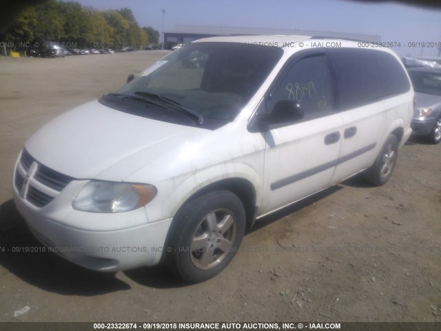 1D4GP24R06B635704 - 2006 DODGE GRAND CARAVAN SE WHITE photo 2