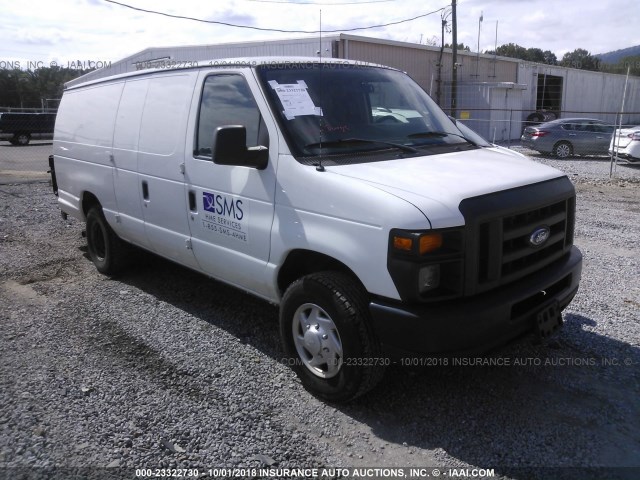 1FTSS3EL7DDA41313 - 2013 FORD ECONOLINE E350 SUPER DUTY VAN WHITE photo 1