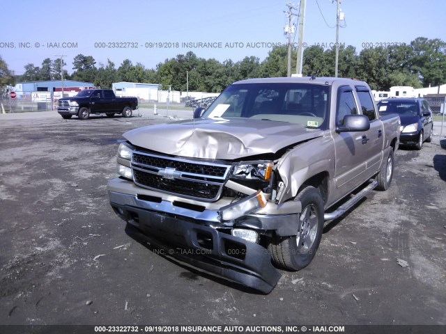 2GCEK13Z771112065 - 2007 CHEVROLET SILVERADO K1500 CLASSIC CREW CAB GOLD photo 6