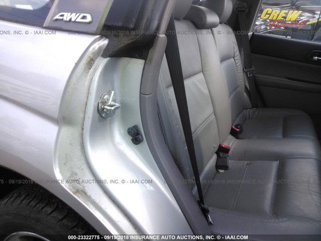 JF1SG65613H744786 - 2003 SUBARU FORESTER 2.5XS Серебристый фото 8