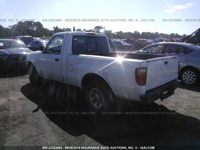 4F4YR12D93TM06075 - 2003 MAZDA B2300 WHITE photo 3