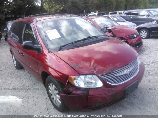 2C8GP74L61R288331 - 2001 CHRYSLER TOWN & COUNTRY EX RED photo 1
