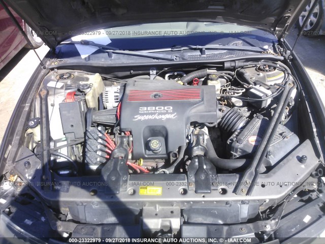 1G2WR5214YF126216 - 2000 PONTIAC GRAND PRIX GTP Qəhvəyi foto 10