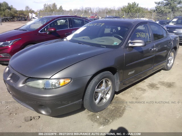 1G2WR5214YF126216 - 2000 PONTIAC GRAND PRIX GTP Qəhvəyi foto 2